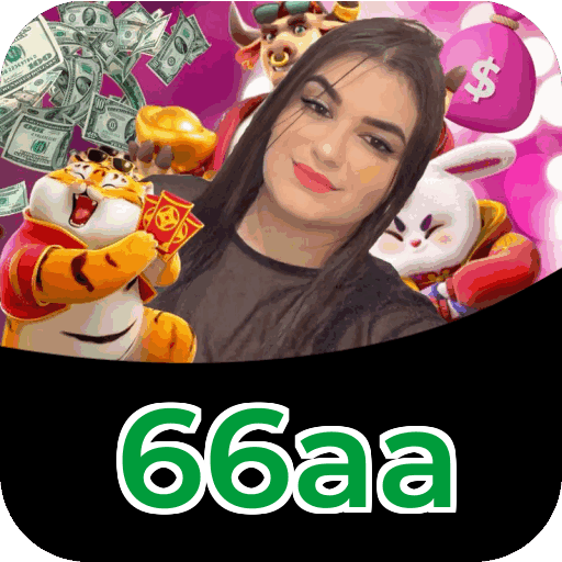 Interface do aplicativo 66aa mostrando jogos disponíveis no iOS e Android